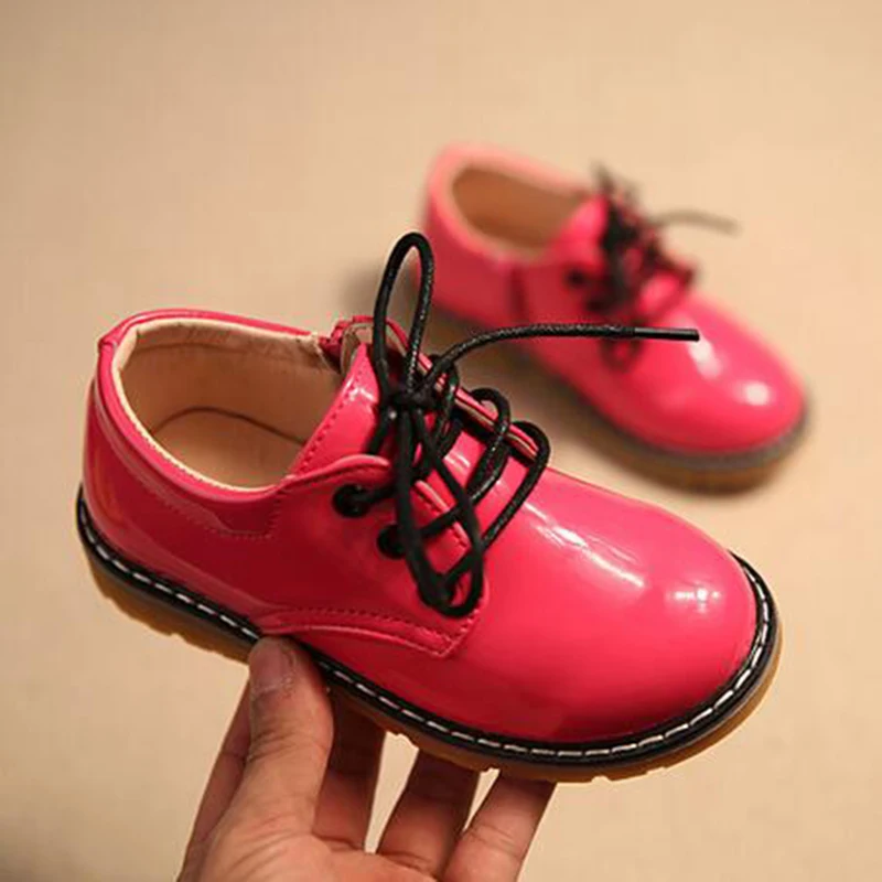 Детская обувь Весенняя Новинка светлая кожа прилив большая голова обувь для мальчиков и девочек маленькие ботинки повседневная обувь#1