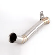 For KTM DUKE 690 2012 to 17 18 DUKE 690 Catalyst Delete Link Pipe Slip-on Motorcycle Catalizador Eliminator Exhaust Escape