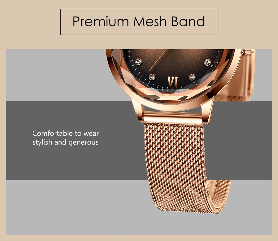 Модные женские часы CIVO водонепроницаемые часы из розового золота со стальным сетчатым ремешком кварцевые женские часы Лидирующий бренд женские часы Relogio Feminino