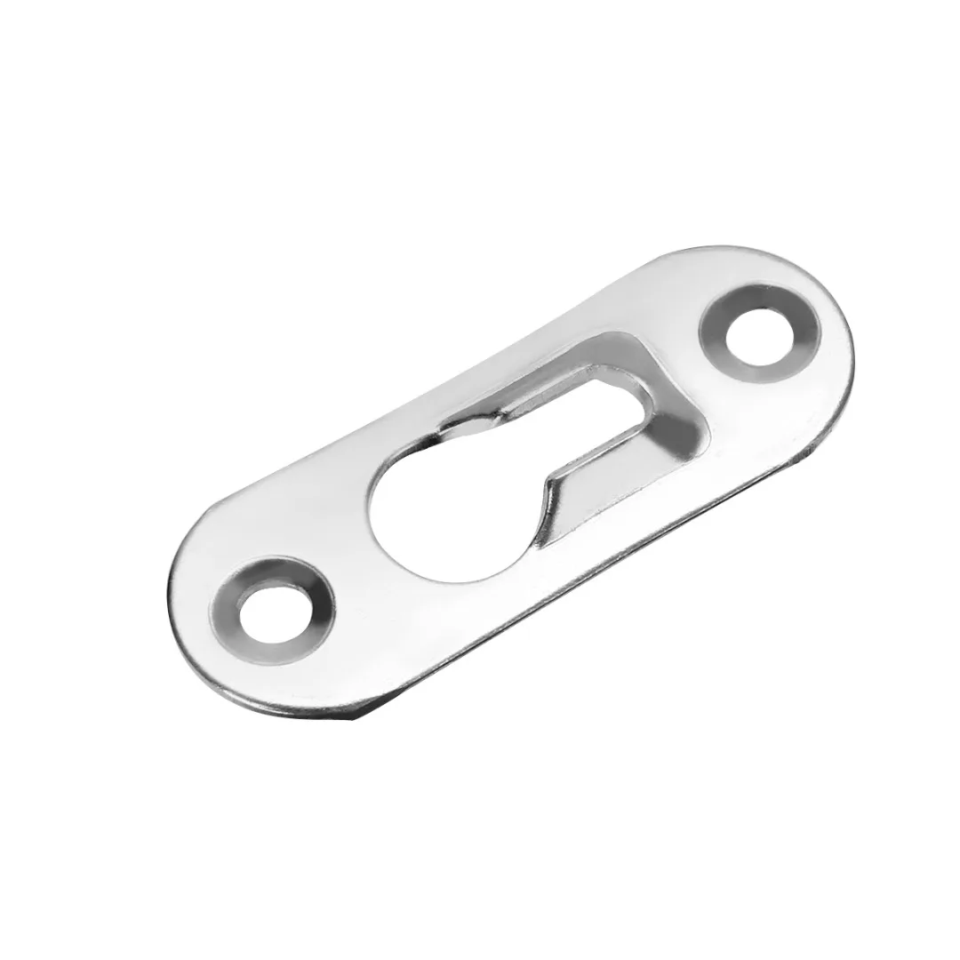 10/20pcs 44mm*16mm Silver Tone Metal Keyhole Hanger Fasteners Home Improvement Picture Hangers