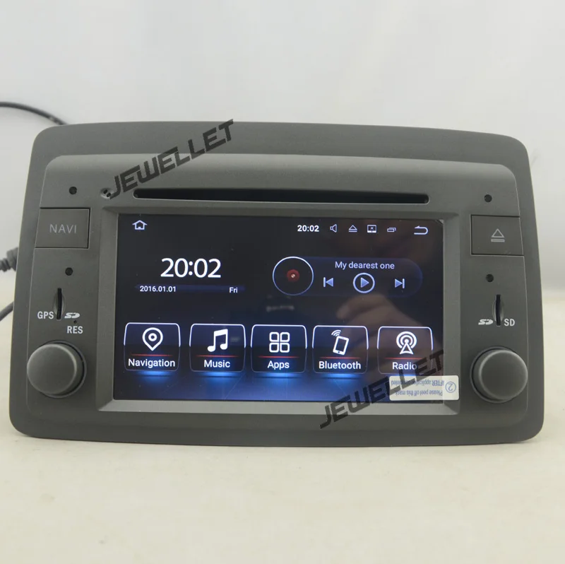 Восьмиядерный IPS экран Android 9 0 Автомобильный GPS Радио навигатор для Fiat Panda 2003 2011 с