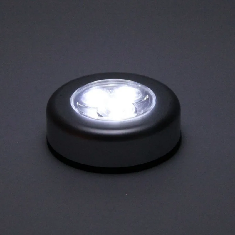

Qualified 3/4 LED Night Light Wireless Detector Light Wall Lamp Touch Light On/Off Closet Battery Power Kitchen Closet Lighting