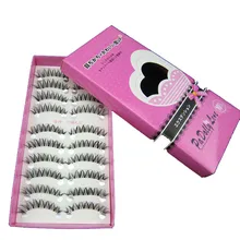 Новинка японский стиль черные 10 пар высококачественные ресницы накладные ресницы натуральные волосы maquiagem 50