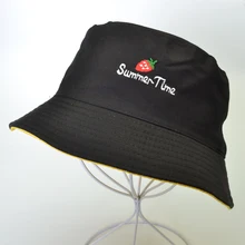 Новое поступление для взрослых Для женщин Для мужчин Двусторонняя клубника рыбак шляпа солнцезащитный крем на открытом воздухе Кепки солнце шлем Кепки рыбак шляпа