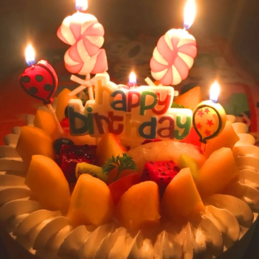 1 шт. креативные Зефир свечи с днем рождения номер 0-9 день рождения торт Топпер украшения свечи для детей и взрослых