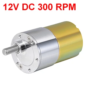 

Uxcell New 1PCS ZGA37RG DC 12V 300RPM 7.2W Gear Motor High Torque Reduction Gearbox Eccentric Output 15.3x5.9mm D Shaft for M3