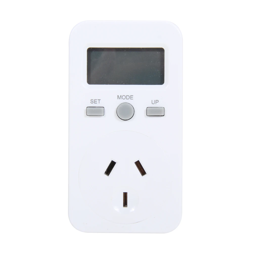 

LCD Display Professional Digital Energy Metering Plug-in Socket Electric Power Meter Energy Monitor Checker AU plug