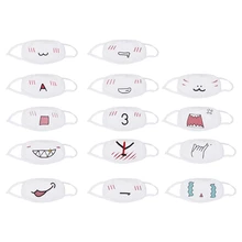 1 шт белая маска Зимняя Маска для лица текст маска Милая маска для лица