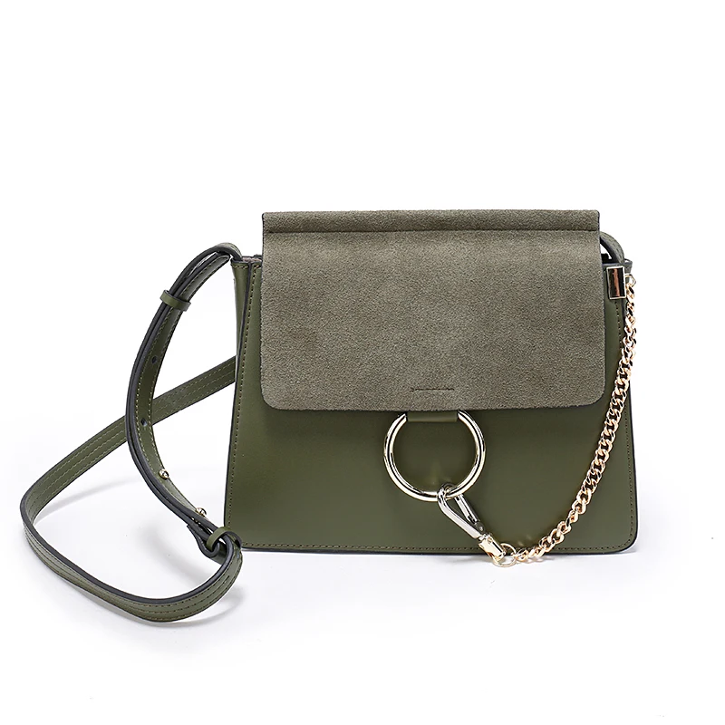 

Women leather handbags Messager Bag Jumbo Gold Chain Flap Shoulder Bag Crossbody bags