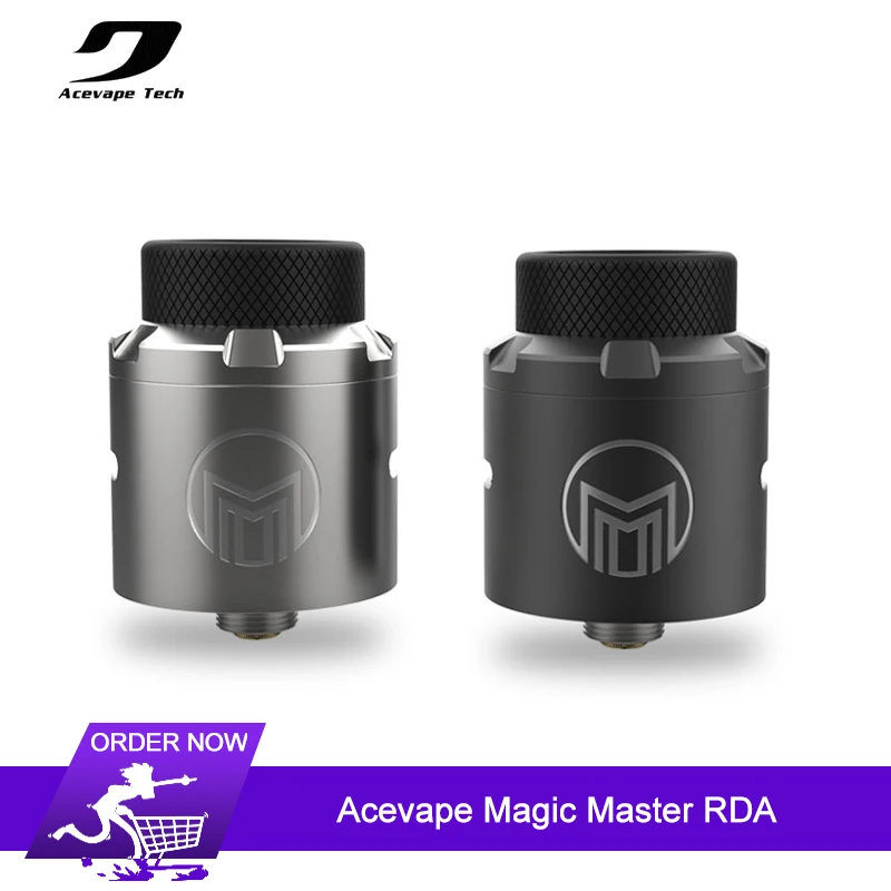 Оригинальный acevape Tech Магия Мастер RDA танк 24 мм большого объема военный