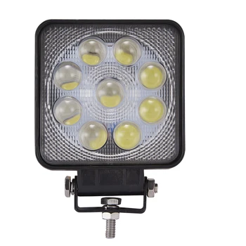 

4 PCS 27w Upgrade 4D Square LED Work Light Bar For Boat Off Road 4WD 4x4 Truck SUV Spot Flood Combo Beam 12V 24V Led Worklight