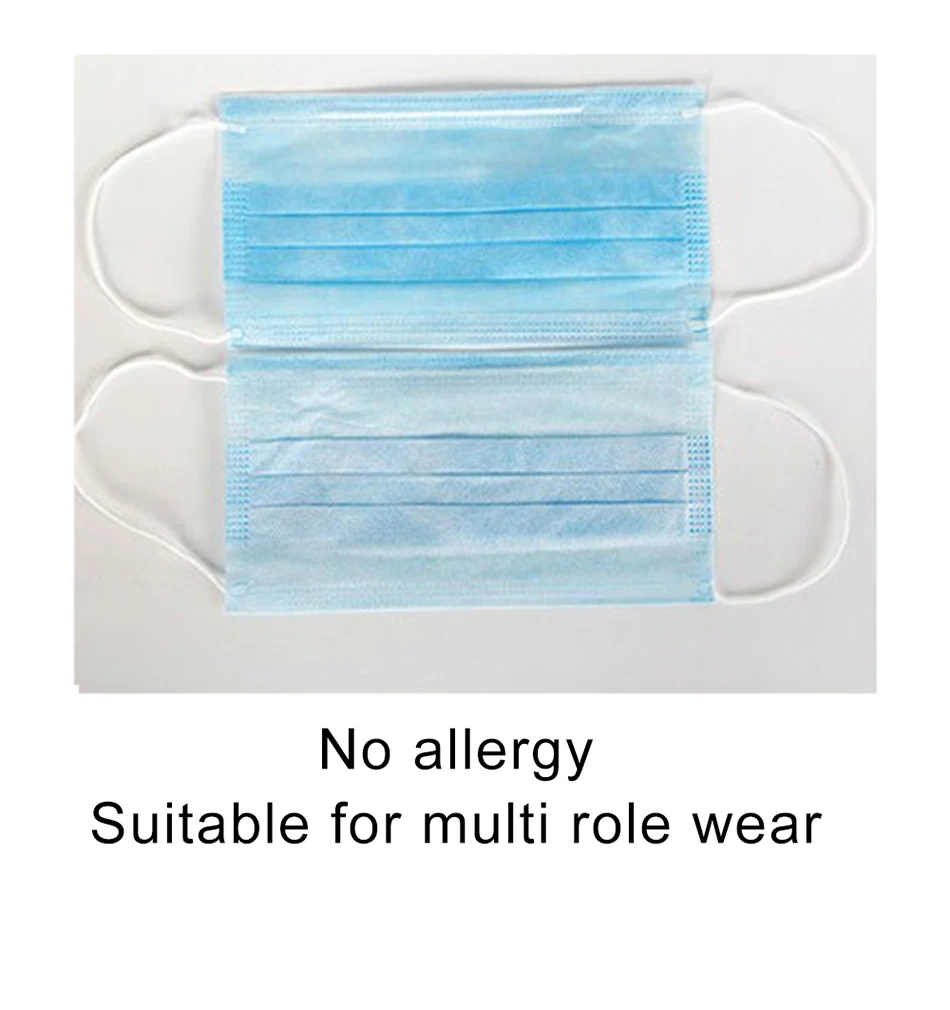 180 шт. 3-слойная защитная крышка для защиты от пыли маски одноразовая маска для лица Анти-пыль Хирургический медицинский салон ушной маски для лица