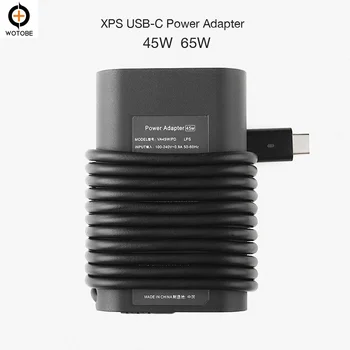 

For DELL XPS USB-C(Type-C) power adapter output 45W 65W charge for XPS 9365 12 9250 LATITUDE 5280 VENUE 10 PRO 5056
