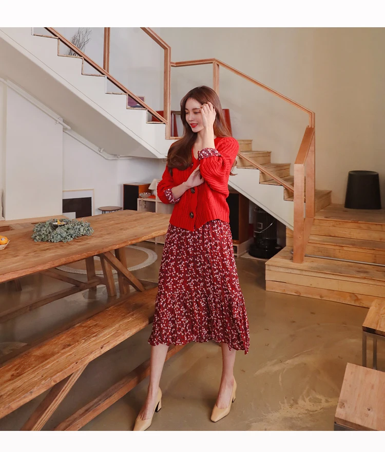 Осенне-зимний женский двубортный вязаный свитер Повседневная Офисная Рабочая кофта кардиганы укороченный топ джемпер женский с поясом