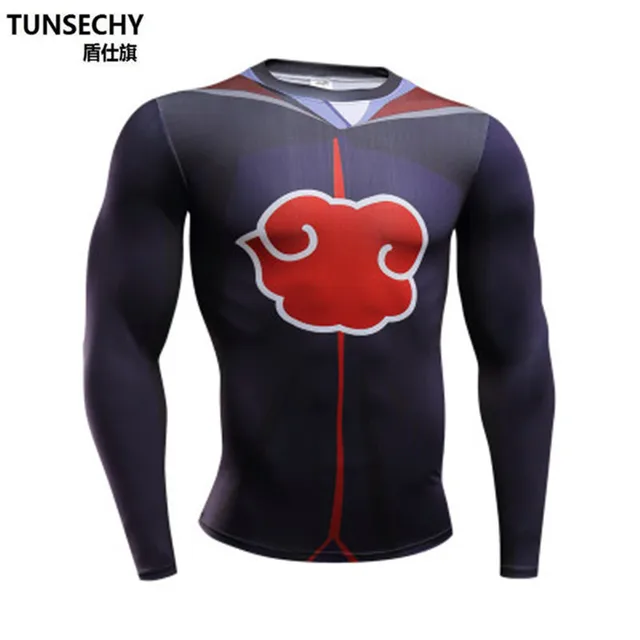 New Arrival Naruto Long Sleeve Fitness T-shirt