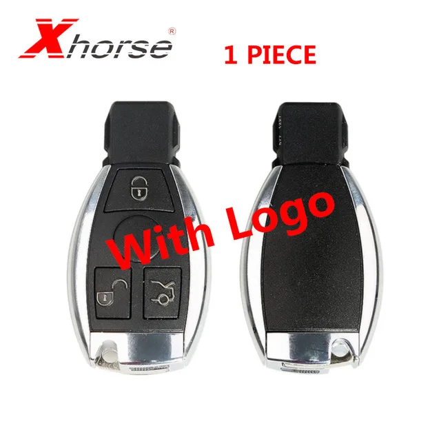 key shell 1pcs Xhorse VVDI быть Pro улучшенная версия и для Benz оболочка для Smart ключа 3 кнопки дистанционного ключа для Benz XNBZ01CH дистанционный ключ чип - Цвет: key shell 1pcs