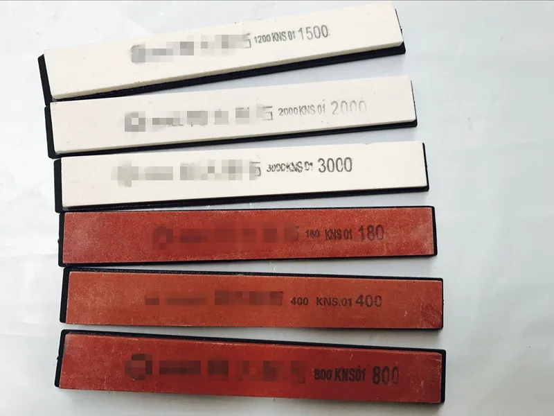 

Free Shipping 6pcs/set Grindstone Whetstone Stone Set Grit 180# 400# 800# 1500# 2000# 3000# For Sharpener System