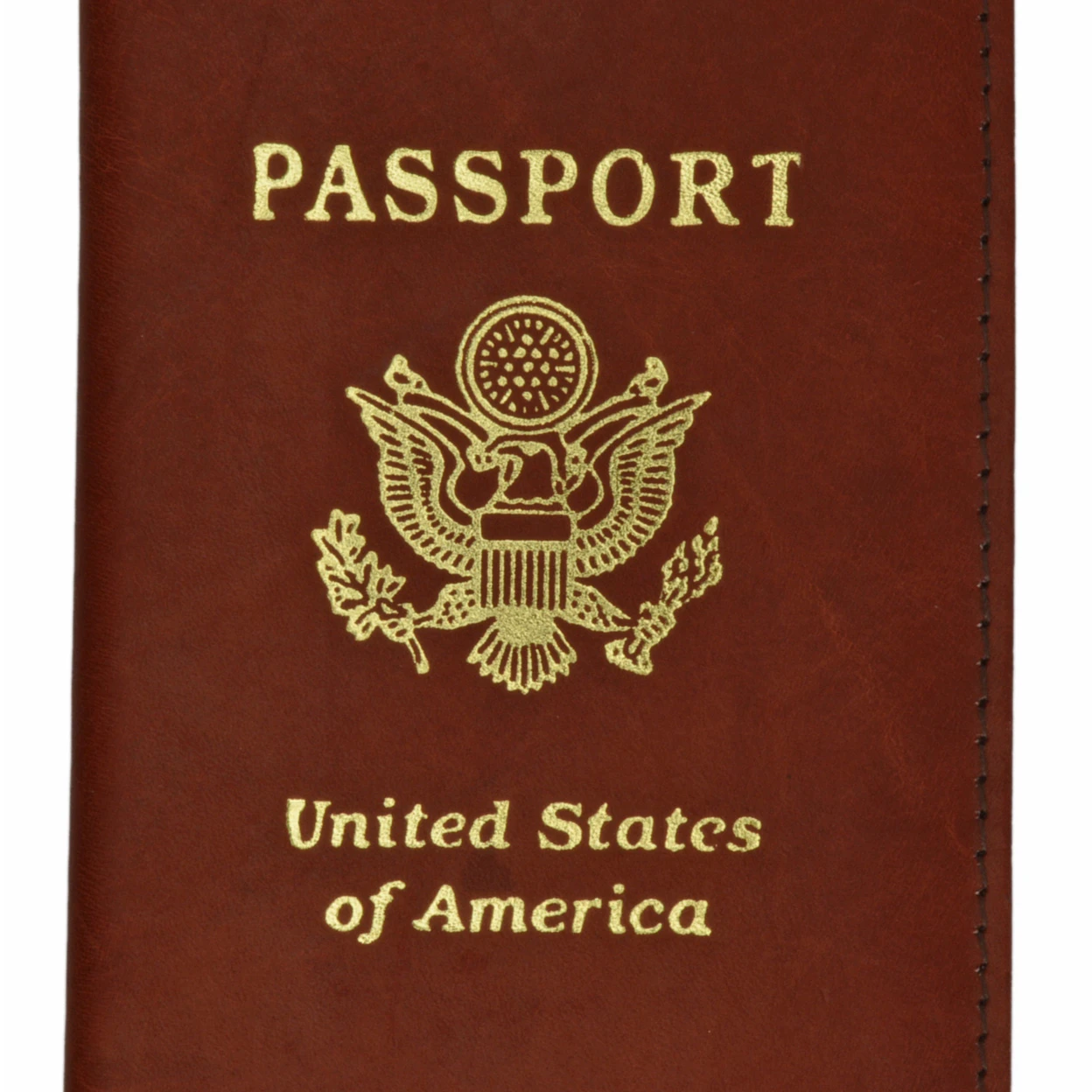 Genuine Leather USA Passport Wallet, Holder, Cover for Travel (3)