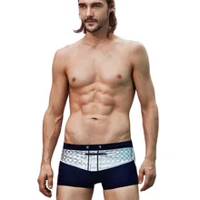 Мужские сексуальные плавки мужские боксеры Талия мозаика палавательные трусики на низкой талии 3D печатных спортивные пляжные шорты костюм купальник