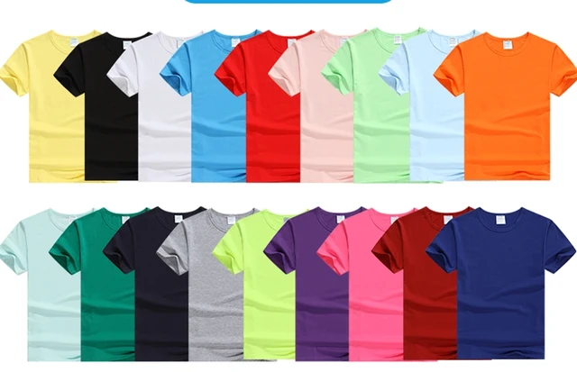180gsm Promotional Blank O Neck T Shirt With Your Embroidery Logo 180gsm Promotional Blank O Neck T Shirt With Your Embroidery Logo Silk Print Size S Xl