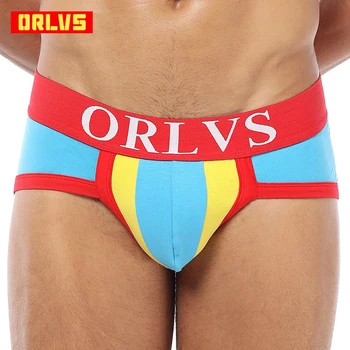 

ORLVS Men Briefs Underwear Men Sexy Breathable Brief Underpants Modal Men Briefs Underwear Shorts Cueca Male Panties OR15