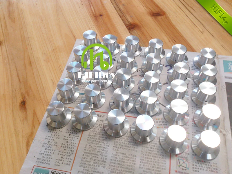 karaoke amplifier HIFI audio amp Aluminum Volume knob 1pcs Diameter 38mm Height 26mm amplifier Potentiometer knob turntable amplifier