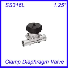 1,2" SS316L EPDM зажим мембранный клапан стерильные пищевой f вина, молоко, напитки