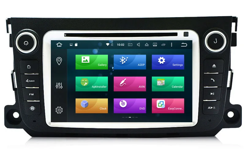 Flash Deal HIRIOT 7 Inch IPS Android 8.0 CAR DVD GPS Player For Mercedes Benz Smart 2011 2012 2013 2014 Navigation Auto Radio 4G+32G DAB+ 1