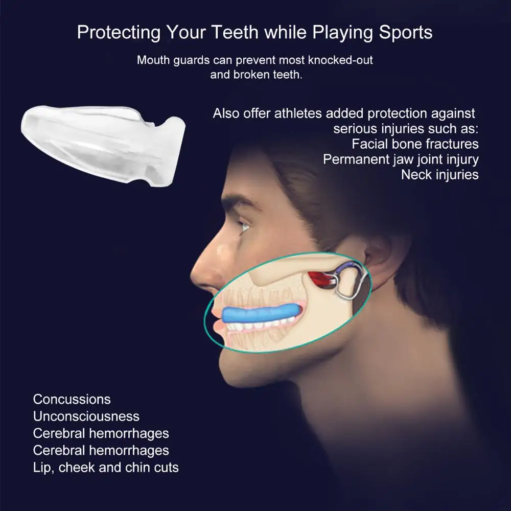 1 шт. резиновый щит для остановки шлифовки зубов против храпа Защита рта устраняет храп забота о здоровье