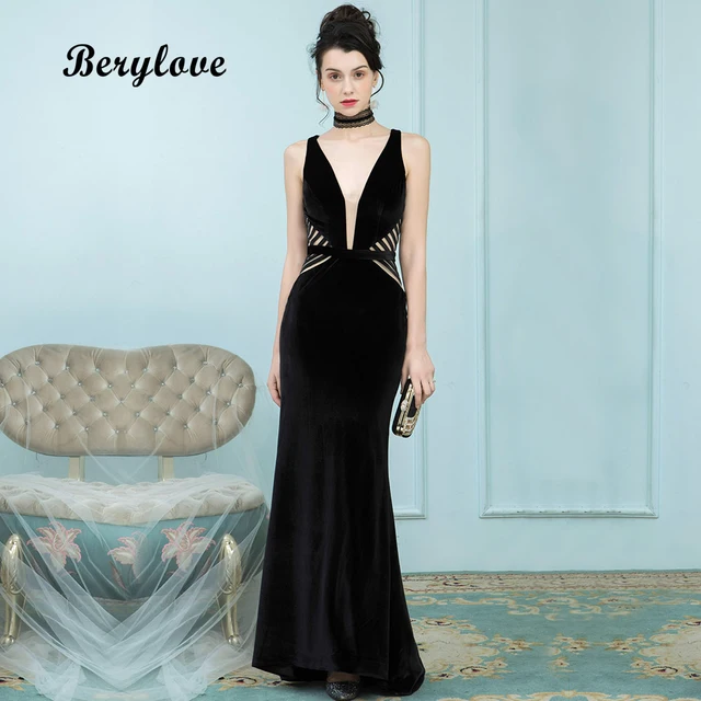 velvet graduation dress