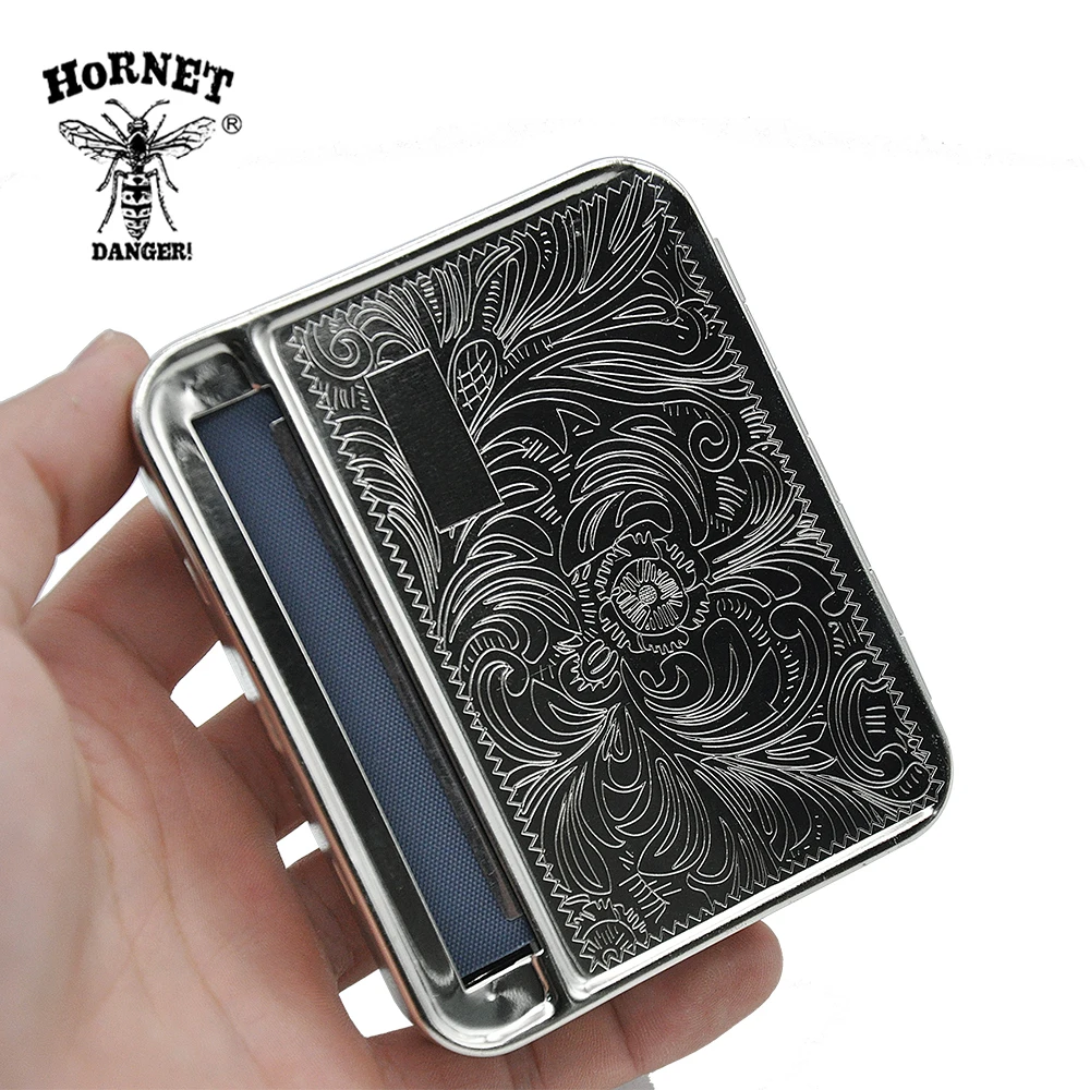 HORNET DANGER Metal 78 мм автоматическая сигарета Табак Ролик прокатки машина Чехол