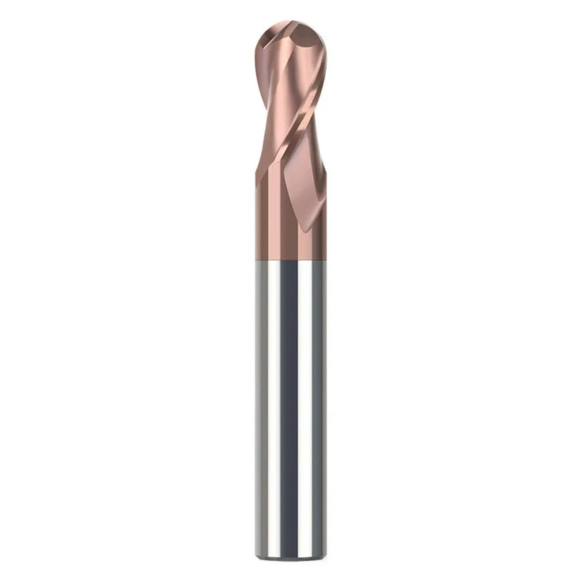 

VHM R3 Ball Nose End Mill 2Flute Milling Cutter TiAIN Coat CNC Tool 6*50mm 1pcs
