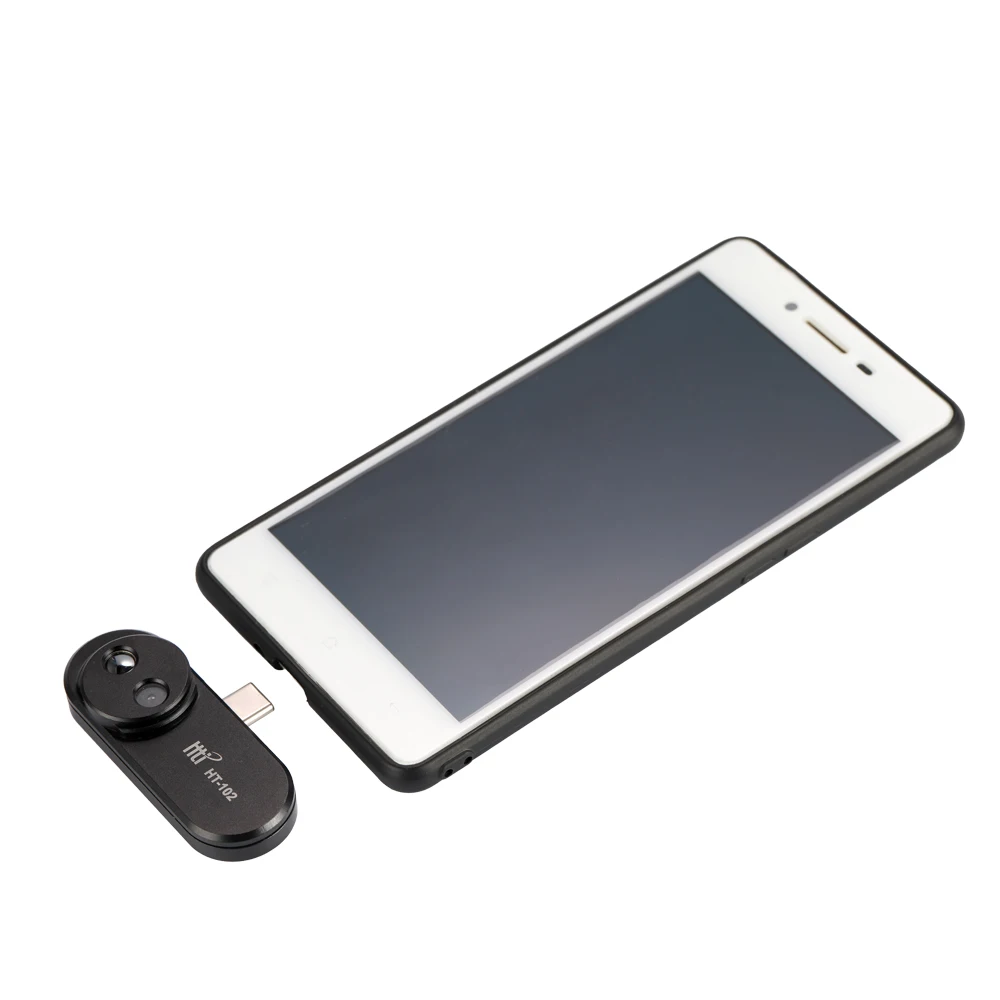 Точность Мобильного Телефона тепловизор инфракрасный Камера термометр внешний Инфракрасный Тепловизор для Android с адаптером
