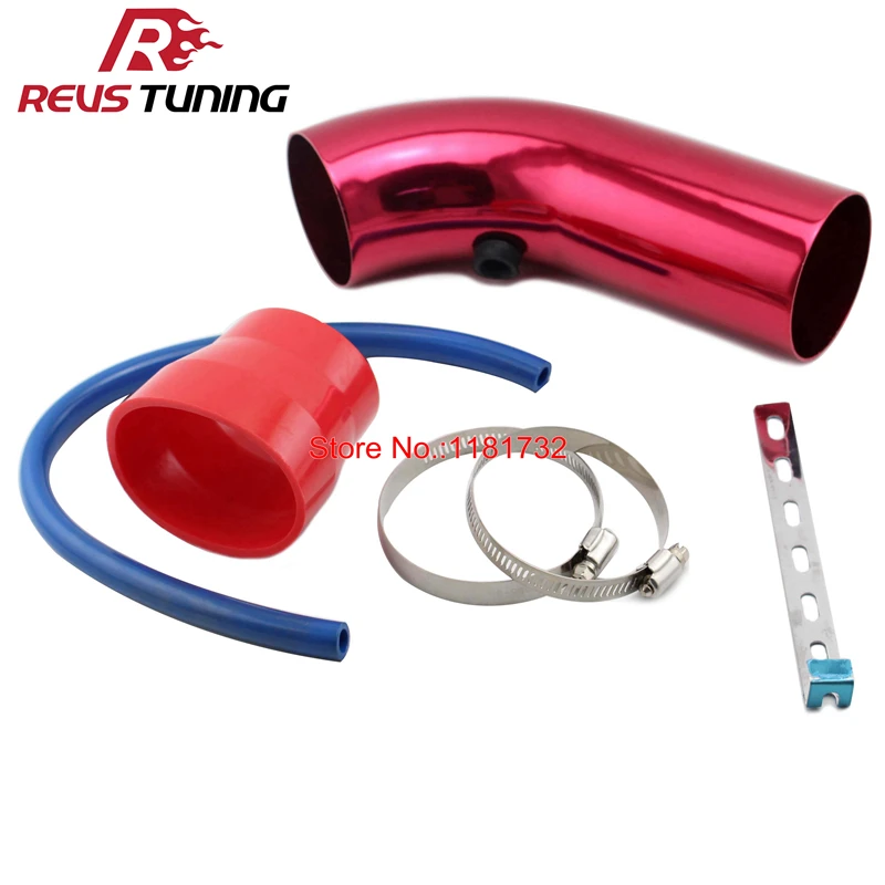 

Red/Silver/Blue 75mm 3inch ID Racing Aluminium Air Intake Pipe