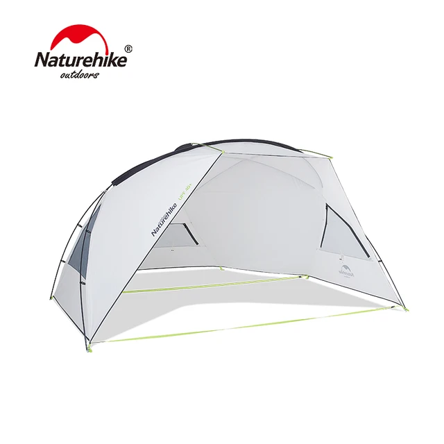 Best Offers Naturehike Single Layer Tent Aluminum Alloy Poles Large Family Beach Tarp Awning UPF40 Sun Shelter Outdoor Camping