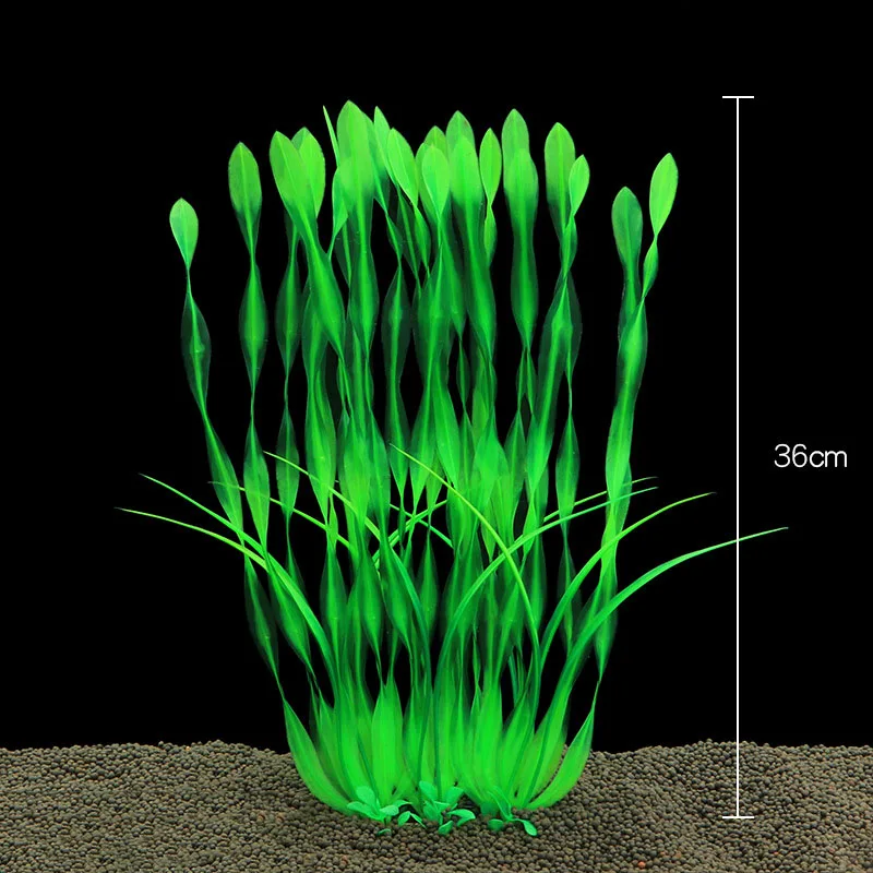 40 см искусственные аквариумные растения водный аквариум с травой Декор украшение аквариума орнамент ландшафтное украшение - Цвет: 4