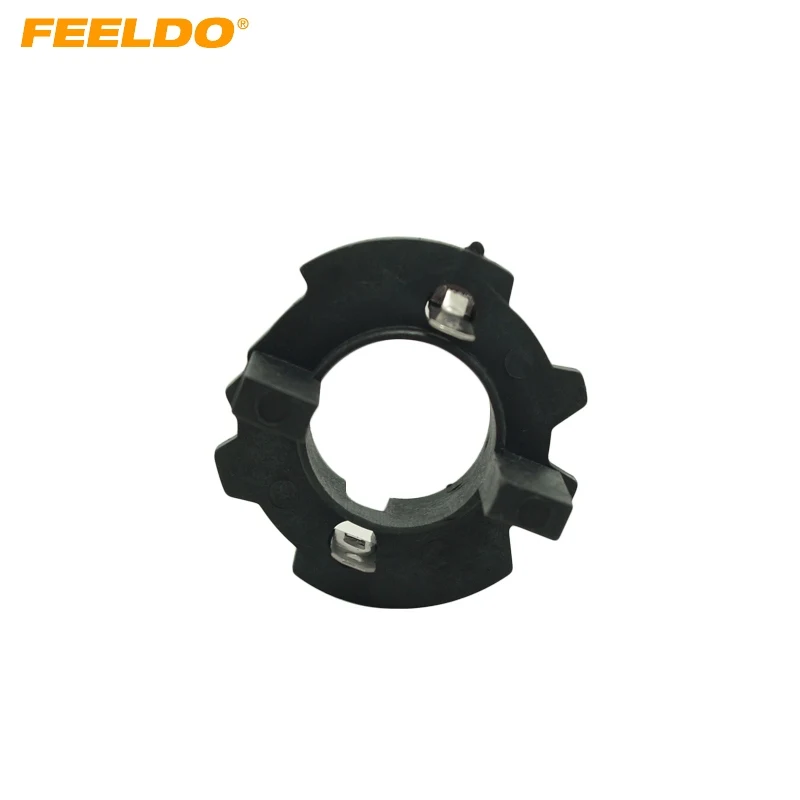 FEELDO 10Pcs Car Bulbs Socket Conversion Adapter For VW Jetta Golf5 GIT Rabbit MK5 H7 HID