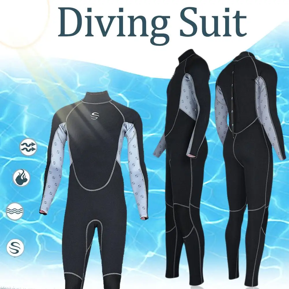 

SLINX 2mm Slim Wetsuits High-elastic Neoprene Men One-piece Sunscreen Keep Warm Scuba Diving Suit Full Body Snorkeling Swimsuit