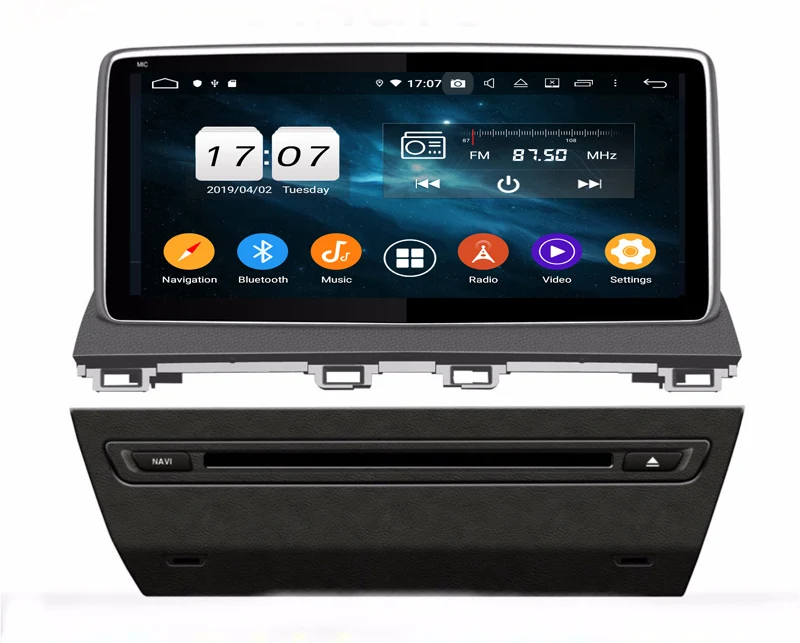 Flash Deal Android 9.0 octa core car dvd player for MAZDA 3 2013-2017 with 10.25inch touch screen gps navigation audio head unit wifi 5
