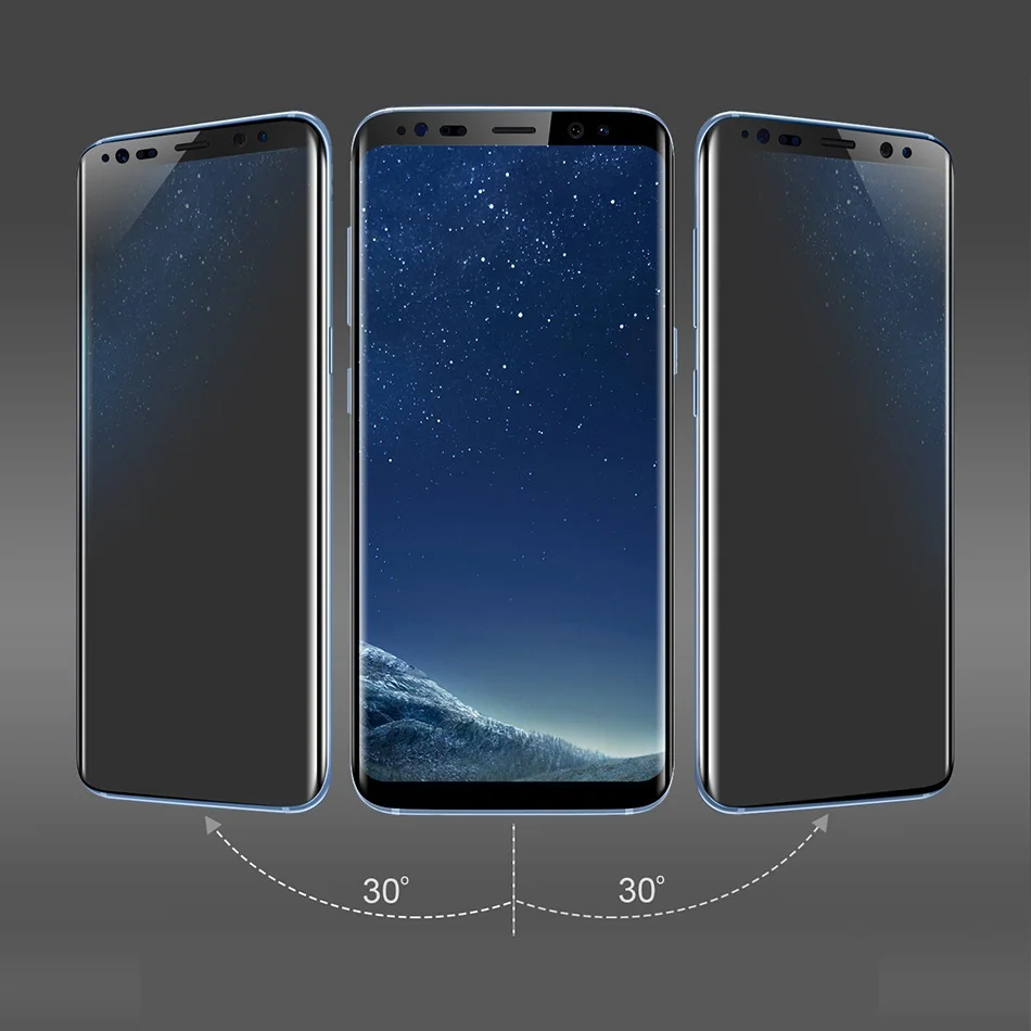 Shuohu S8Plus Анти Шпион конфиденциальности Экран протектор 3D полный Чехол чистые