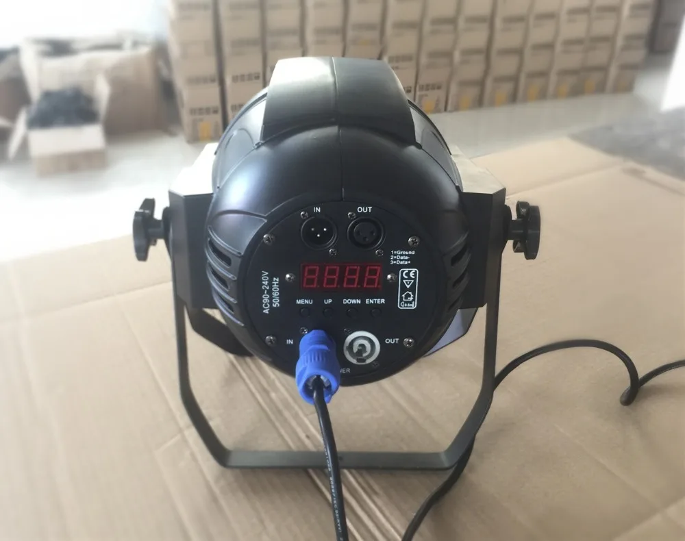 Светодиодный прожектор par 72x5W RGBW dmx dj ktv светодиодный Par Can Par64 сценическое