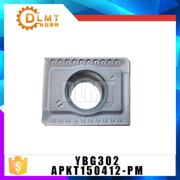 

10PCS APKT150412-PM Insert Tool CNC Tool carbide inserts YBG302 high precision high quality high performance high strength
