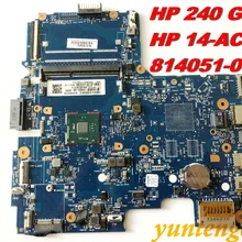 Для hp 240 G4 14-AC Материнские платы 814051-001 аккумулятор большой емкости N3050 Процессор DDR3 протестированный отлично разъемы