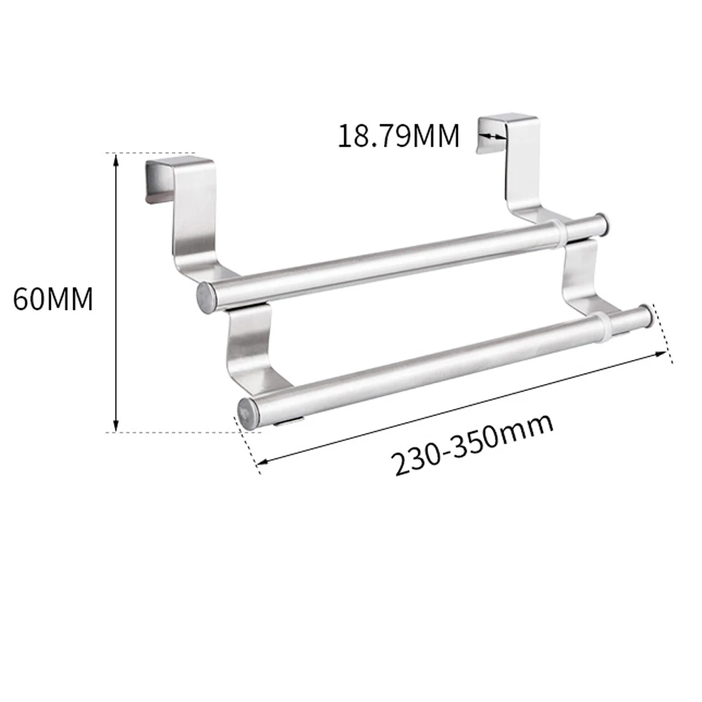 Дверь из нержавеющей стали штанга, кухонный шкаф, дверь, задняя вешалка для полотенец для ванной, задняя дверь, выдвижная полотенцесушитель