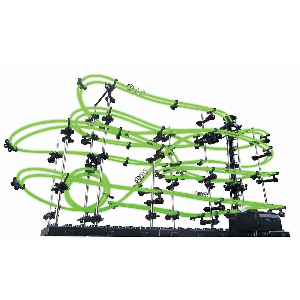 

Building Flying Car Intellectual Creative Space Car Assembly Learning Educational 231-3G Intelligent Spacerail Roller Coaster