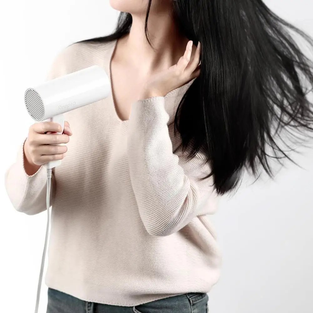 Xiaomi Youpin Reepro электрическая фен для волос быстросохнущая Складная ручка три