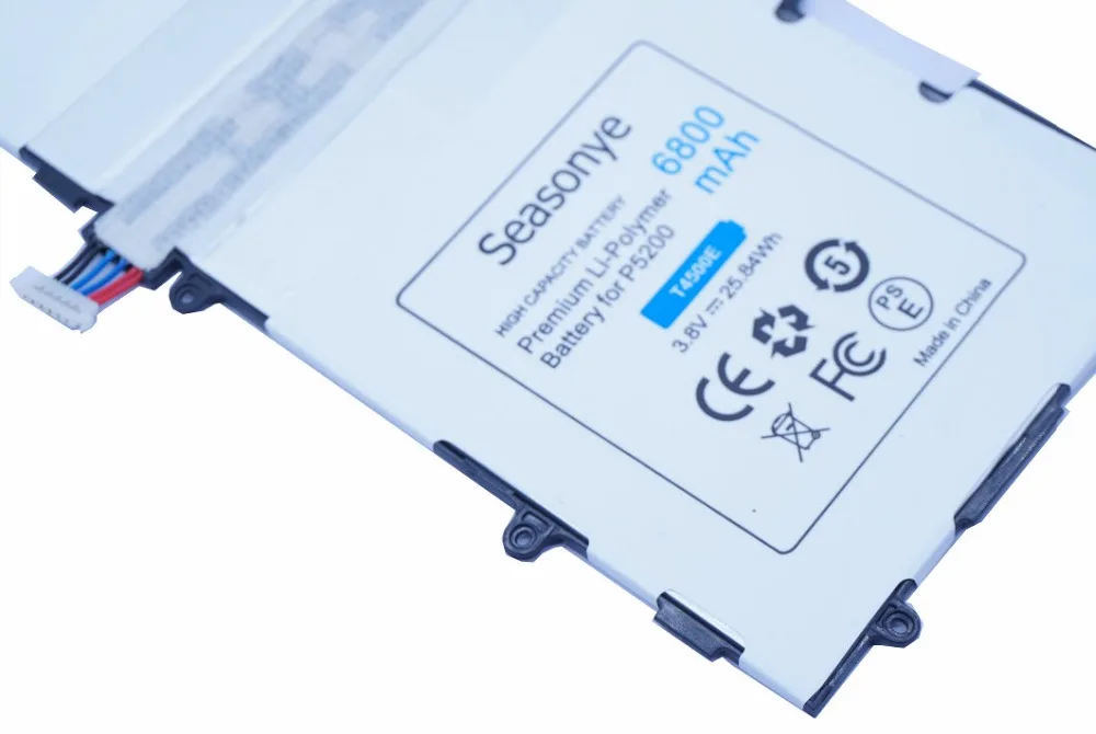 Seasonye 10pcs/lot 6800mAh T4500E / T4500C / SP3081A9H Replacement