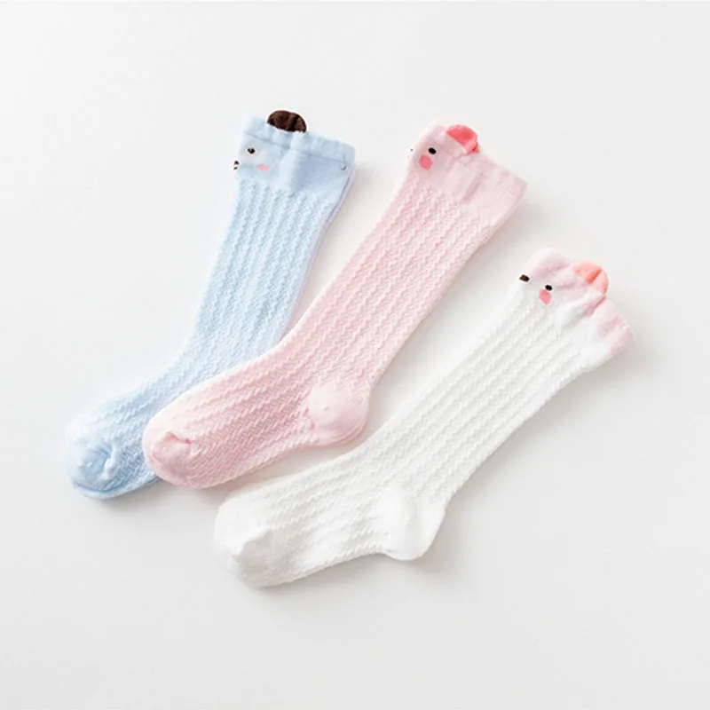 Новые Гольфы для девочек весенне-летние носки для малышей длинные детские носки для новорожденных мальчиков и девочек г. Новые детские носки