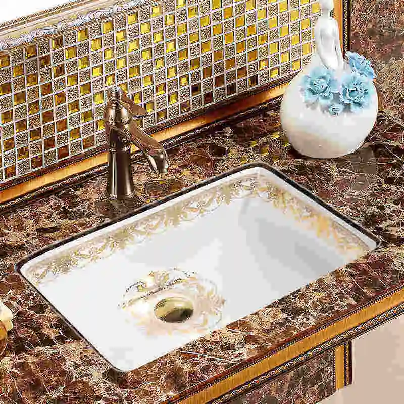 Chinese Ceramic Oval Undercounter Bathroom Sink Art Basin With Oval Undercounter Bathroom Sink