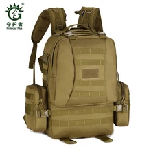 Field Tactical Hiking training Pack Outdoor 50L Climbing package Man Big Large Ride Travel Backpack Bag